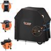 Enzeno Copertura per barbecue a gas, resistente alle intemperie, 163 x 70 x | Telo di copertura per barbecue, impermeabile, antivento, antistrappo, in tessuto Oxford, per Weber, Brinkmann, Char Broil