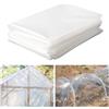 SuQurtom Telo in polietilene resistente, 3 m x 4 m, in plastica trasparente spessa, impermeabile, per giardino ed edifici, per isolamento, protezione da macerie e giardinaggio
