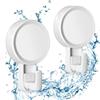 GlobaLink Ganci a Ventosa - 2 Pezzi Gancio a Ventosa Antitraccia Porta Asciugamani a Ventosa, Ganci in Plastica Riutilizzabili Senza Forare per Pareti Lisce di Cucina, Bagno e Toilette-5KG