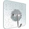 LBSC Ganci autoadesivi da parete, riutilizzabili, antiscivolo, non lasciano traccia, ganci adesivi per cucina, bagno, vestiti, ufficio, soffitto, confezione da 30