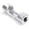 Bamyli 1 chiave a bussola per sonda lambda da 14 mm, inserto per chiave a bussola SW14 per tubi dell'olio, sensori e termostati, azionamento da 3/8
