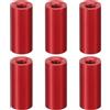 PATIKIL 6pz Distanziali Alluminio M3 Distanziali Metallici M3 Alluminio 3mm ID x 6mm OD x 15mm L Distanziali Filettati per Viti Standoff Rotondi per Auto Rc Droni Schede Madri Rosso
