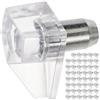 Your Day Mate Supporto Mensola D5, 48 pz, Reggimensole per Fori Ø 5 mm, Per Ogni Tipo di Mensole, in Metallo, Antiruggine, Accessori di Supporto per Ripiani, Supporti per Mensole e Mobili, Perni per Mensole, pins