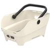 Basil Cento Neo MIK Portabici Posteriore - 21L - In Plastica Riciclata - Riflettente - 46.9x23.7x14.1 cm - Bianco