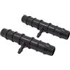 S&M 540820 - Ti ridotti Ø 16 x 4 mm per tubi di irrigazione a goccia | Blister con 2 pezzi | Design scanalato per una presa ottimale | Facile da installare | 5 anni di garanzia