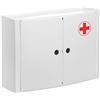 TATAY Armadietto Bagno da Farmacia | Fissaggio con o senza Viti | Polipropilene | Viti Incluse | Facile da Pulire e Montare | Supporta fino a 8 kg | Mobile da Bagno | 46x15,5x32 cm - Bianco