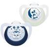 Nuk Ciucci Star Day Night Disney in silicone, 6-18 m, 2 unità