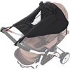 Hantoc Parasole per Passeggino, Hantoc UV 50+ Universale Telo Parasole per Carrozzina e Passeggino con Finestra Copertura Impermeabile Pieghevole Portatile Tetto di Protezione Solare per Passeggino Nero