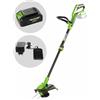 Greenworks G48GTE30IIK2 - Tagliabordi a batteria - 48V 2Ah