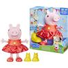 Peppa Pig, Bambola La festa con pozzanghere di fango, versione francese, rosa