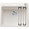 BLANCO ETAGON 6 524533 Lavello da Cucina in Granito per Basi di Lavello con Larghezza di 60 cm, SILGRANIT, Bianco