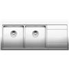 Blanco 521664 | Lavello da cucina in acciaio inossidabile DIVON II 8 S-IF | Colore : acciaio inossidabile