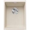 BLANCO SUBLINE 320-U | Lavello in granito in silgranito bianco morbido | Tipo di montaggio: sottostruttura | per armadi di base larghi 40 cm | Forma bacino 2 in 1: due vasche da bagno, una scollatura