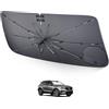 LUWU [Aggiornato] Ombrello Parasole Auto Compatibile con Volvo XC40 C40 Recharge EX40 2018-2025 2026 Parabrezza Parasole Auto ad Ombrello Pieghevole per Parabrezza Anteriore Accessori XC40 C40