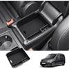 BIXUAN Caddy5 Compatibile con VW Caddy 5 V 2020-2024 2025 Ford Tourneo Connec Console Centrale Vano Portaoggetti Bracciolo Scatola Portaoggetti Multifunzionale Organizer Vassoio Console Centrale Auto