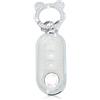 ZVRSUA Custodia per chiave auto, compatibile con FIAT 500 Punto Bravo Brava Panda Abarth Doblo Ducato Idea Ulysse MPV Lancia Ypslon Delta Musa, materiale TPU, Flip Key (argento)