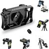 APEXEL Universal Smartphone Adapter with Bluetooth Telescope, Compatible with Binoculars, Monocular and Microscopes, Telescope Mount Adapter, Suitable for All Smartphones