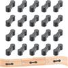 YFelomatric 20 connettori per binari in legno, connettori per binari, treno giocattolo, adattatore compatibile con Brio, Lillabo, Thomas and Friends, Melissa UVM