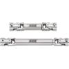 INJORA Alberi di Trasmissione Centrali in Acciaio Inossidabile per TRX4M High Trail K10 F150 1/18 RC Crawler