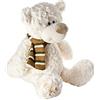 Mousehouse Gifts Orso Peluche di 34 cm Davvero Morbido e di Colore Crema da coccolare