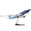Qiyumoke 747 Prototipo 1/160 modello di aereo grande -17 pollici (lungo) Boeing 747 Il Cast - Modello di aereo per adulti 747 con supporto per gli appassionati di aviazione regali o Displaydek