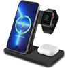 MMOBIEL Stazione di ricarica per iPhone, Apple Watch e AirPods - Caricabatterie wireless per Apple