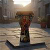 Djembe Africano da 12 Pollici Leggero Tamburo Djembe Portatile per Principianti
