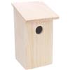 Flamingo Cassetta nido per uccelli in legno Bizi - 14,5x15,5x26cm - resistenza alle intemperie - legno di pino certificato FSC
