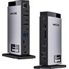 Winstars Technology Limited WAVLINK Displaylink Laptop Docking Station con 3 HDMI, USB C Dock Triplo