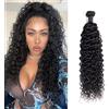 BLISSHAIR Human Hair Bundles Capelli Brasiliani Naturali Extension Capelli Umani Ricci Extension Capelli Veri Tessitura Onda D'acqua 1 Bundle 10 Pollice