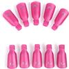 DAQIEPIN 10 Pezzi Acrilico Nail Art Clip di Rimuovere cap UV Gel dello Smalto Strumento di Remover Wrap Nail