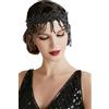 BABEYOND Copricapo anni '20, anni '20, accessori Gatsby, accessorio per capelli vintage da donna