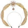 BLESSUME Alone Corona Maria Dea Fascia per capelli Da donna Halloween Costume Dea Copricapo (Stile #23)