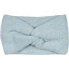 styleBREAKER Fascia per capelli da donna in maglia fine con nodo a torsione | scaldacollo invernale caldo con superficie morbida | fascia elastica paraorecchie larga 15 cm, colore:Blu chiaro