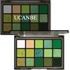 UCANBE Palette Ombretti 15 Colori - Ombretto Occhi Colorati Impermeabile, Durevole, Palette Occhi Setoso Altamente Pigmentato (Verde)