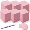 APOMOONS 1200 Pezzi Pads Unghie con Rifinitore per Cuticole, Pad Senza Pelucchi per Unghie, Pad Unghie per Sgrassare, Rosa