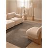 Ted Baker - Kensington Tappeto di lana Victoria, fatto a mano e naturale, morbido tappeto soggiorno, effetto profondo, motivo geometrico bohémien, Skandi per soggiorno, camera da letto - marrone, 160