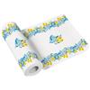 PAW Decor Collection PAW - Runner da Tavola in Airlaid (40 cm x 24 m) | Decorazione Tavola Matrimonio, Compleanno, Battesimo | Runner Natura, Foglie, Fiori | Barocco Agrumato