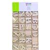Artemio, Set di Lettere dell'alfabeto, in Legno, 6 cm, 130 pz.