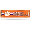Rico Industries NCAA Clemson Tigers Home Décor - Cartello stradale in metallo (10,2 x 38,1 cm), ideale per casa, ufficio, camera da letto e grotta degli uomini, prodotto
