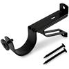Rod Desyne Single Bracket Piece, Black