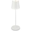 Briloner - Lampada da tavolo senza fili, 2 lampade in 1, lampada comodino dimmerabile, Lampada da Esterno, abat jour da comodino, lampada da tavolo ricaricabile, lampada scrivania, bianco
