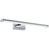 Eglo LED Applique Pandella 1, lampada a specchio LED in alluminio | e plastica, lampada da bagno in cromo, argento, bianco, lampada LED per ambienti umidi luce neutra, IP44, lunghezza 40 cm