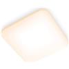 Philips LED Mauve, Plafoniera Quadrata, Luce Calda, 24W, Bianco