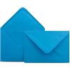 COLOURS 4-YOU by Glüxx-Agent Colours-4-you - 50 buste per lettere, formato DIN C6, 11,4 x 16,2 cm, con chiusura a linguetta con chiusura a umido, 100 g/m², colore: azzurro