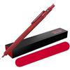 rOtring 600 portamine e astuccio in velluto, 0,5 mm, corpo interamente in metallo, impugnatura zigrinata antiscivolo e fusto esagonale