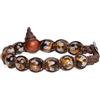 VLNET® | Bracciale Tamashii Mani Stones | pietre naturali incise con polvere d'Argento | occhio di tigre
