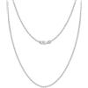LeCalla 925 Argento Sterling 1.2 MM, 1.50 MM, 2 MM, 3 MM Collana a catena a sfere con taglio a diamante per uomini donne (16, 18, 20, 22, 24 pollici)