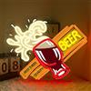 YuoGdhSIa Birra Insegna Neon Room Decor,Birre Neon LED Decorazione Muro per Bar Party Garage Man Cave Gaming Room Sala Giochi,Bar Open Luci LED Regalo Colorati per Uomini Donne Amici USB Powered（15*12.6）
