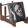 PORFOYO Porta Vinili in Legno: Porta Dischi Vinile 37 x 27 x 24 cm, Portas Dischi in Legno per Fino a 60 Lp E Singoli, Cassetta per Dischis for CD Holder, Book Holder, Magazine Rack